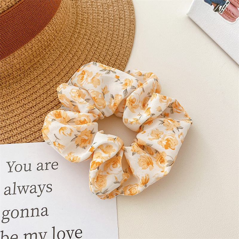 Wholesale Fabric Broken Flower Hair Tie