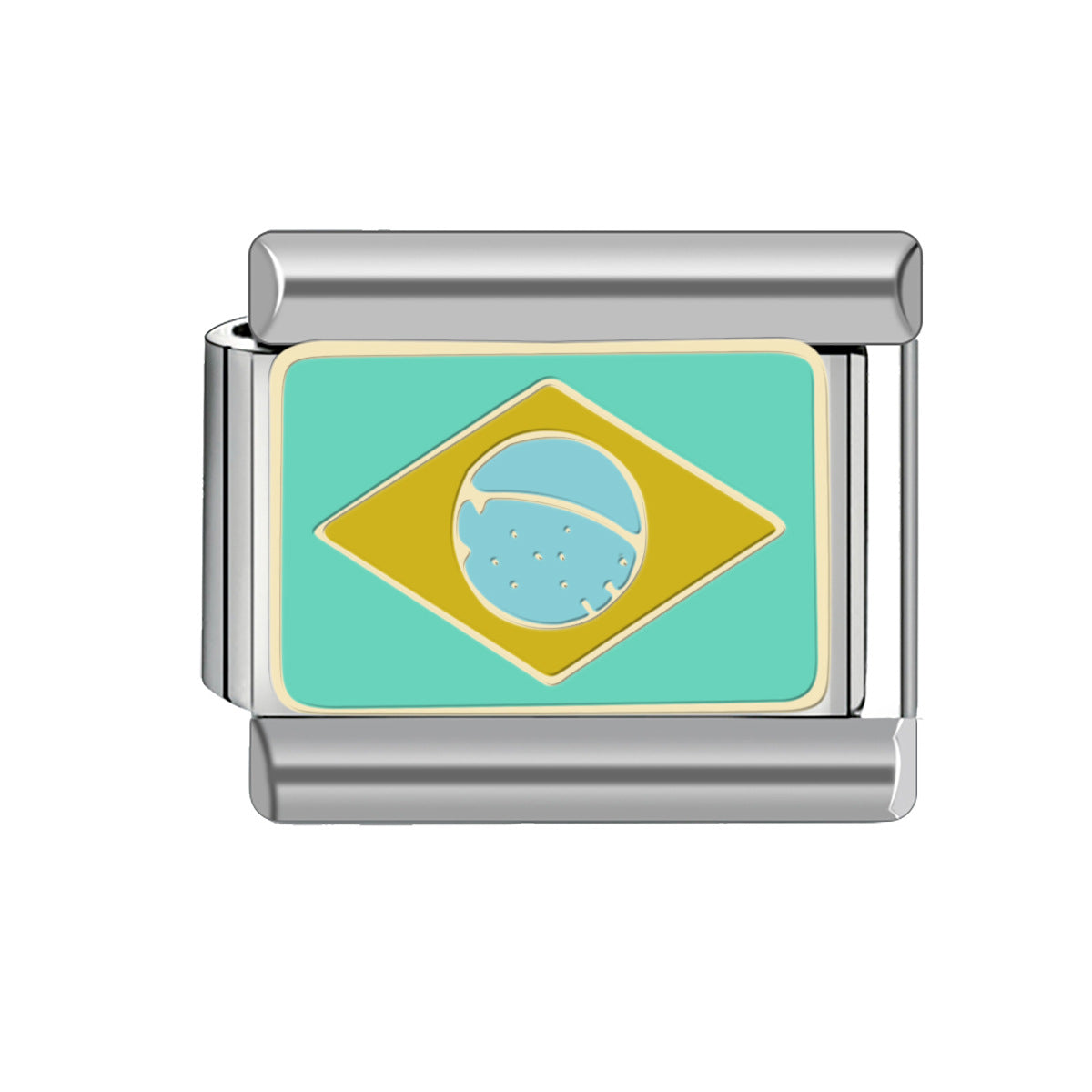 Wholesale Italian Charm Bracelet 9mm DIY Patchwork Detachable Flag Combination Bracelet