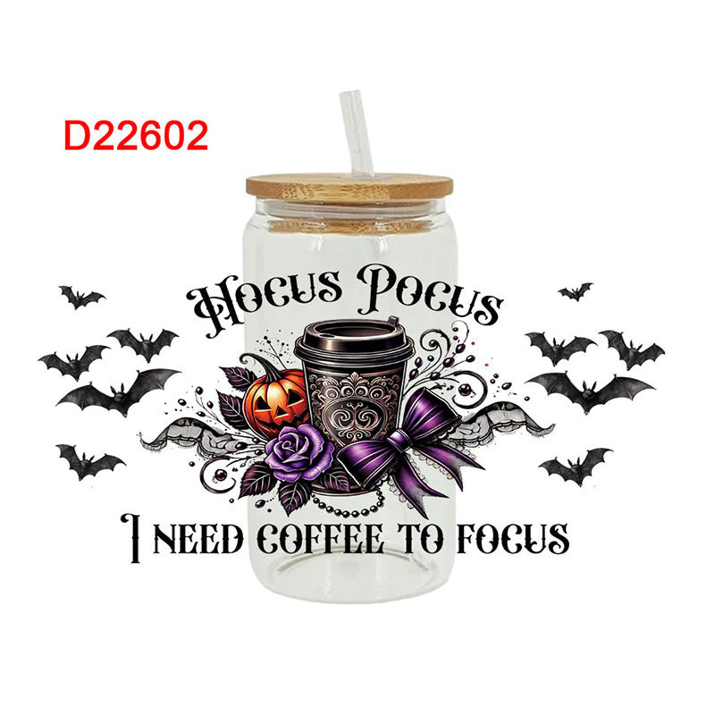 Wholesale Cartoon Cute  Theme 16oz Cup UV DTF Wraps