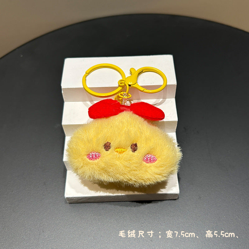 Wholesale Cute cartoon plush keychain