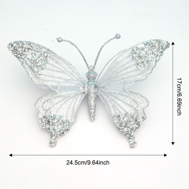 Wholesale Christmas decorative ornaments 3D snowflake bows