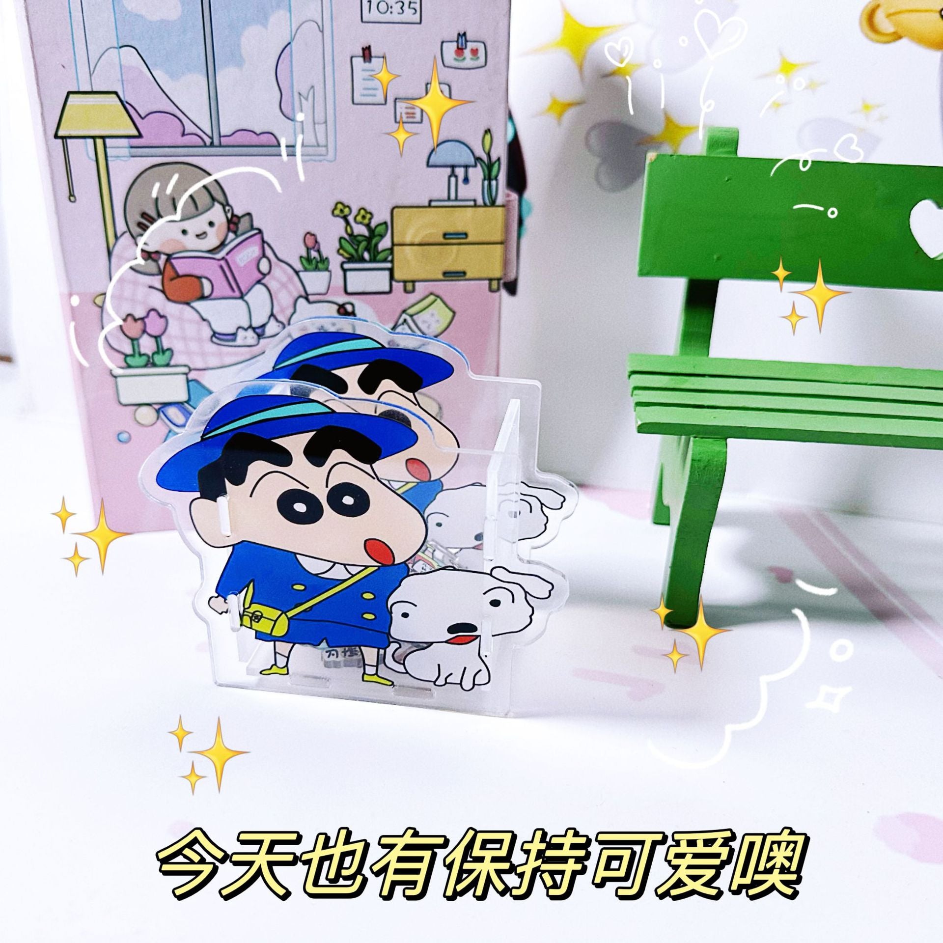 Wholesale  Creative Cute Cartoon Acrylic Pen Holder OLY Exclusive