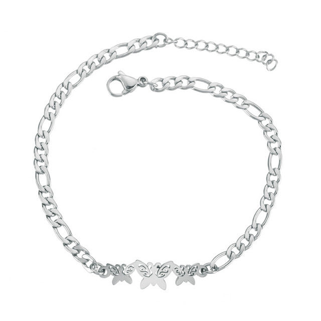 Wholesale Couple Bracelet Female High Sense Titanium Steel Bracelet Niche Design Couple Jewelry Stainless Steel Animal Letter Jewelry