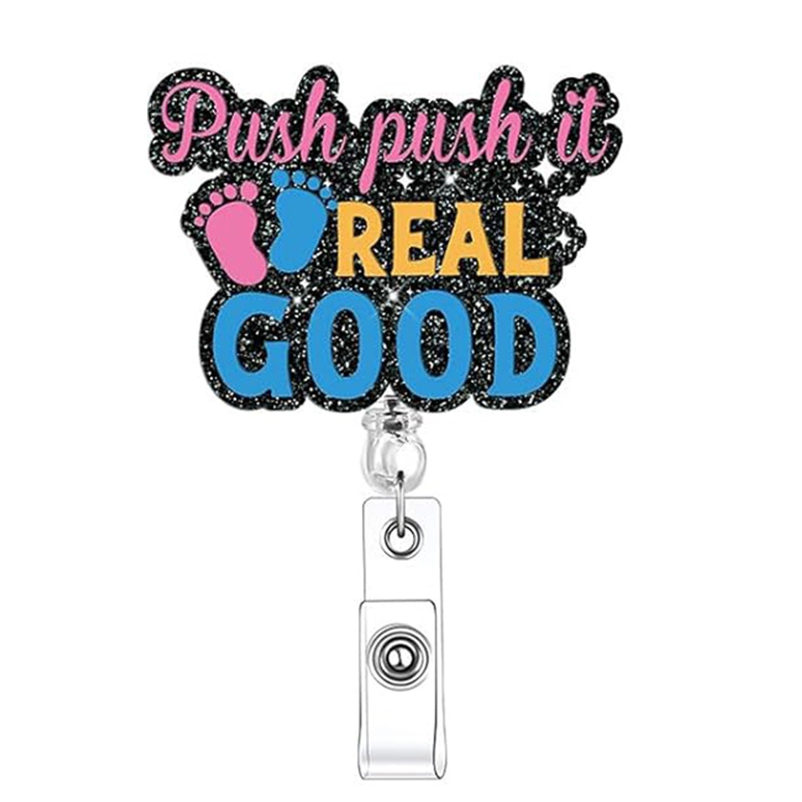 Wholesale Hospital maternity and newborn theme retractable badge keychain