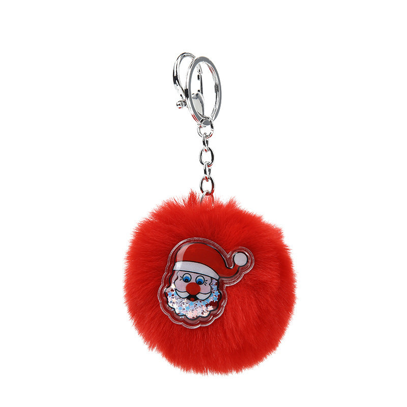 Wholesale Christmas Plush Pendant Keychain