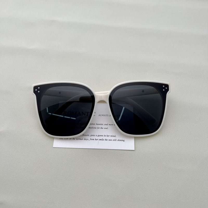 Wholesale Large frame square sunglasses for men and women with UV protection