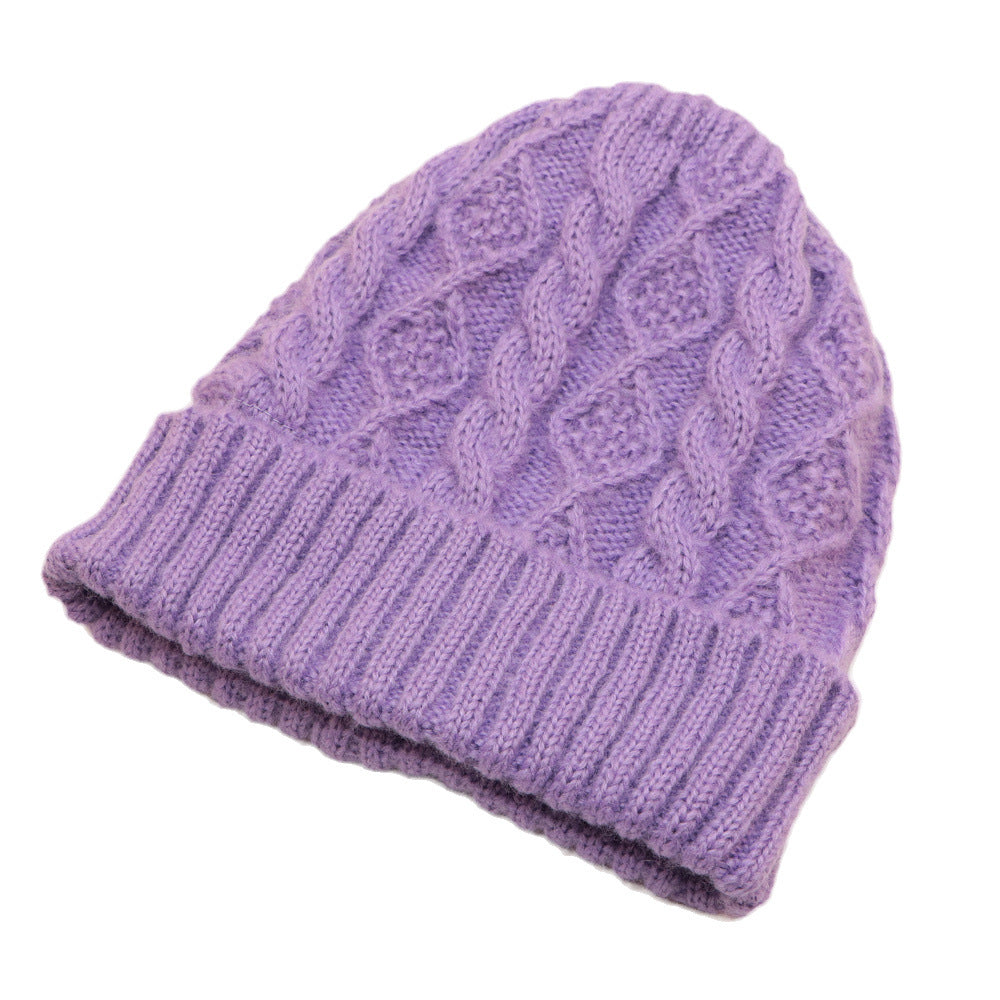 Wholesale Solid Color Knitted Wool Hats
