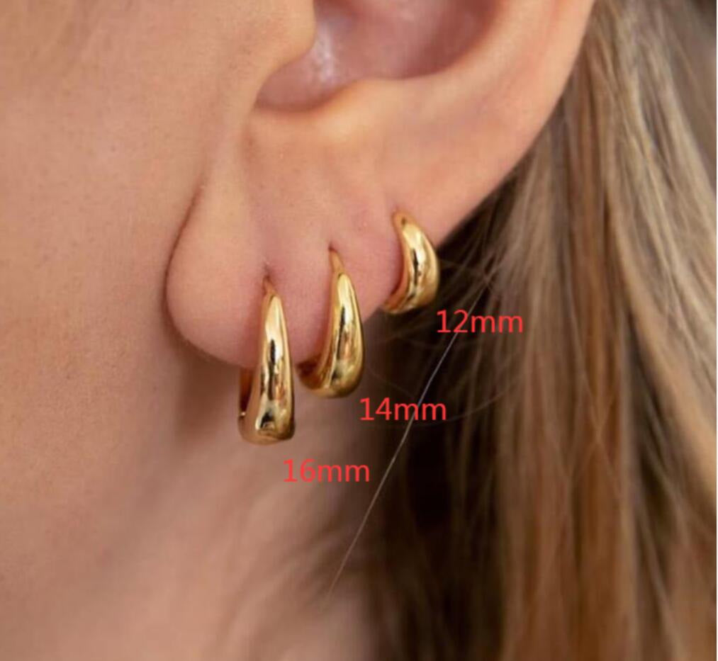 Wholesale Simple large earrings, high-end niche