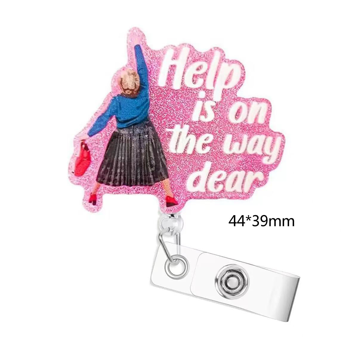 Wholesale  Doctor and nurse badge with retractable buckle  Badge Reels