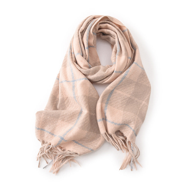 Wholesale Autumn and Winter Color Thickened and Warm Imitation Cashmere Scarf
