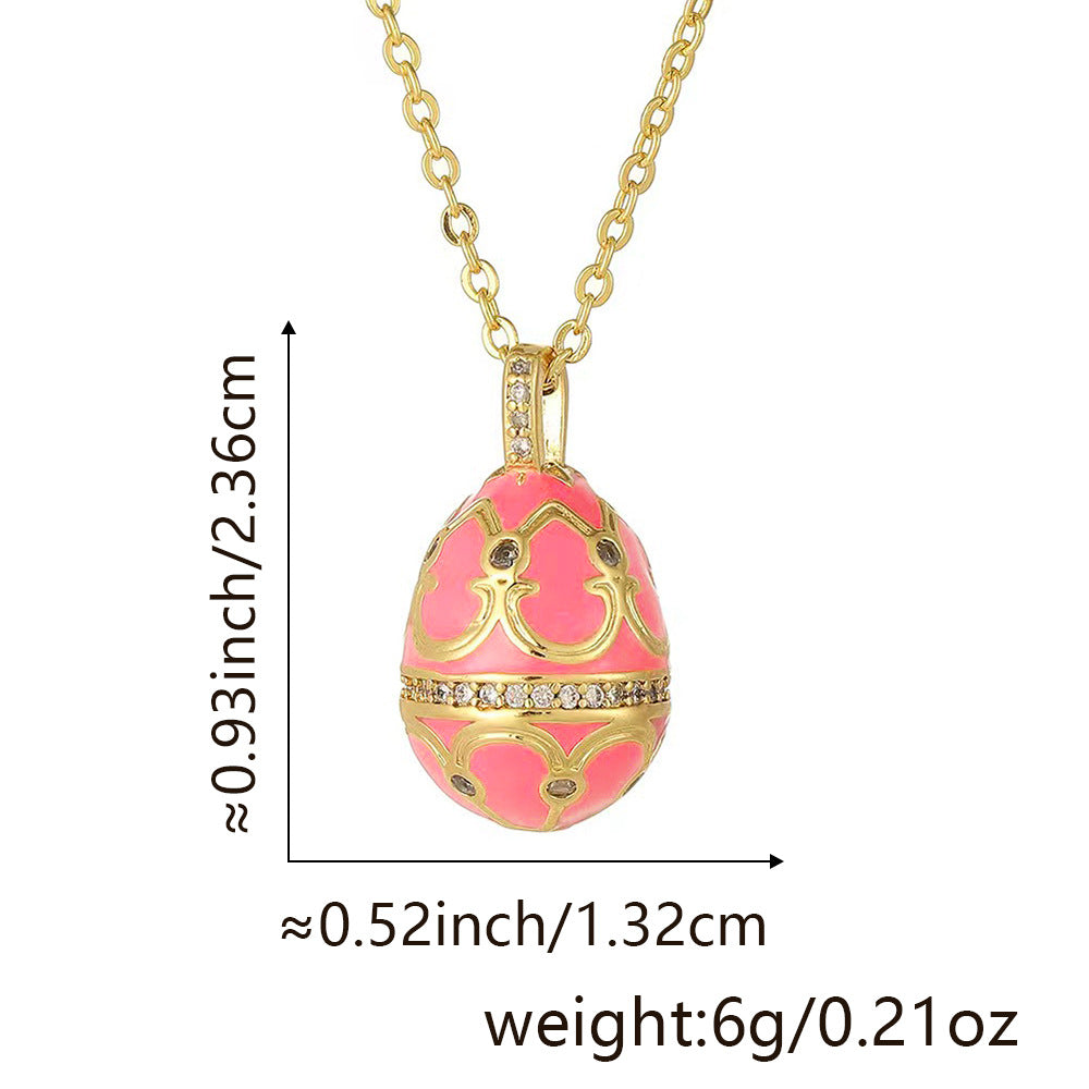 Wholesale  Easter Pendant Opable Necklace