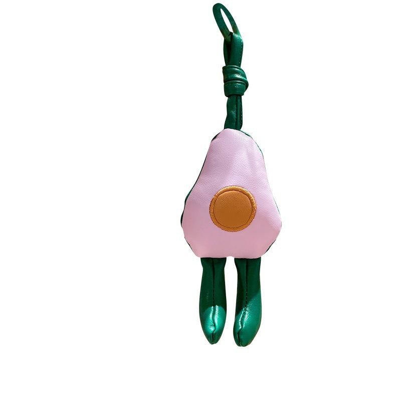 Llavero de aguacate de cuero al por mayor