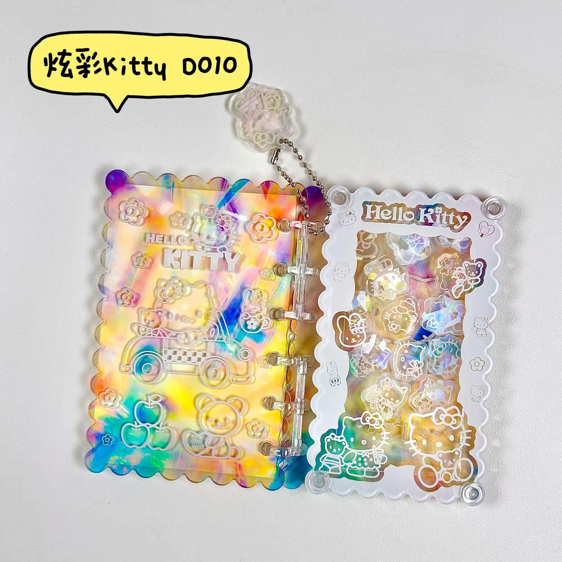 Wholesale A7 acrylic shaker notebook