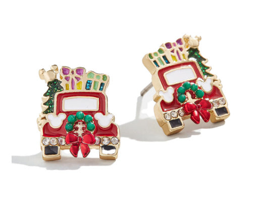 Wholesale Christmas series cartoon earrings
