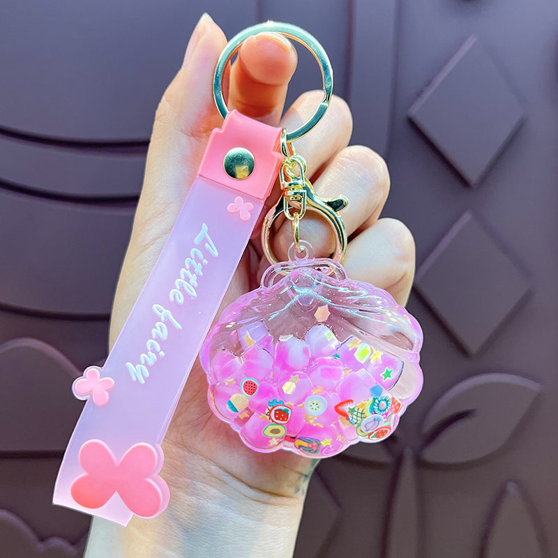 Wholesale Oil-infused Sugar Bean Shell Keychain