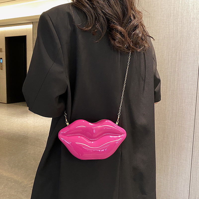 Bolsa de hombro de labios acrílicos al por mayor