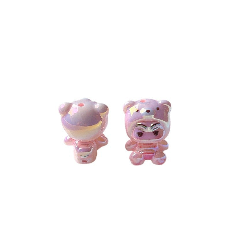 Wholesale Cute cartoon  bead 3D Focal Beads