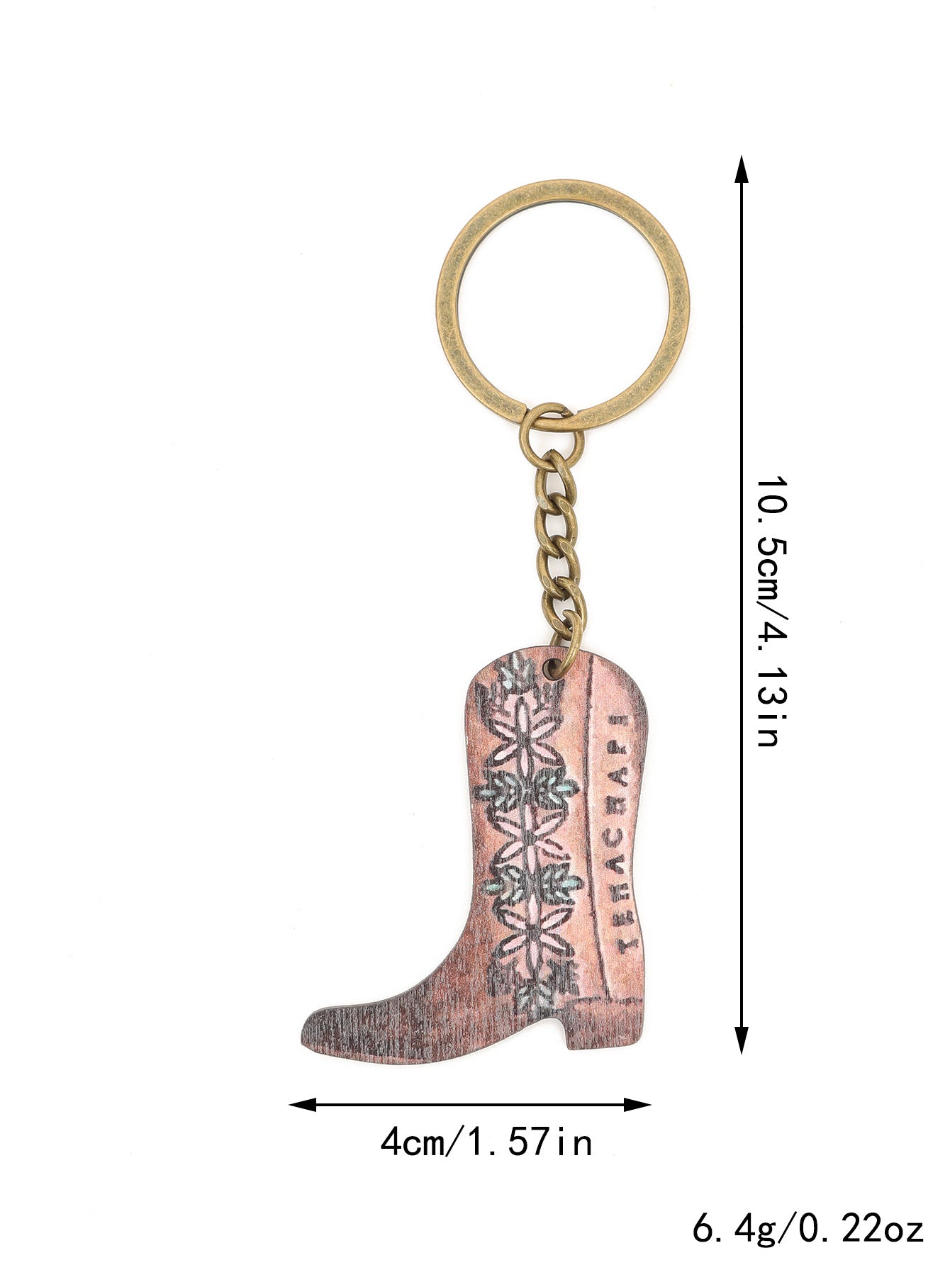 Wholesale Western Style Long Boot Keychains