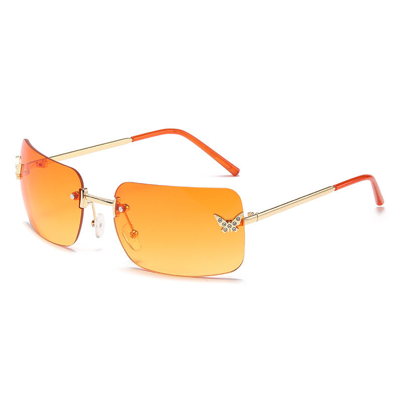 Wholesale Frameless Sunglasses Sun Protection Glasses