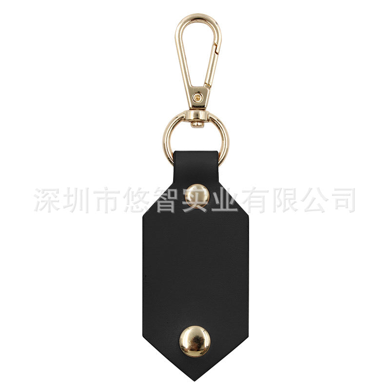 Wholesale Creative Photo Box PU Leather Father's Day Gift Keychain