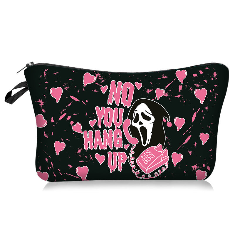 Wholesale Love Skull Series Cosmetic Bag Portable Travel Toiletry Bag