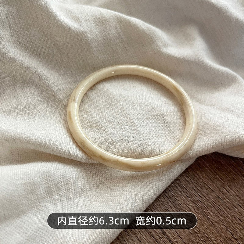 Wholesale Vintage Acrylic Geometric Irregular Ring Resin Bracelet