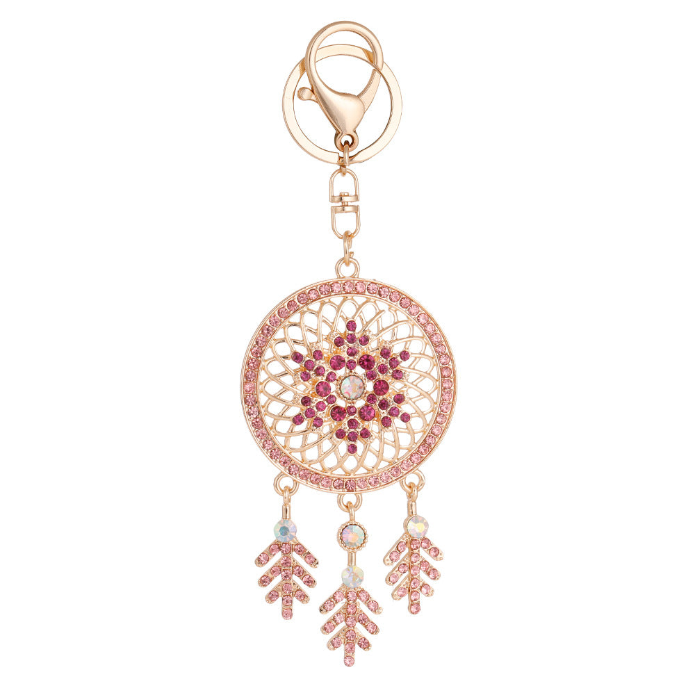 Wholesale Diamond Alloy Dream Catcher Keychain