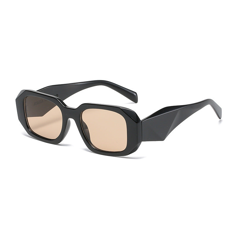Wholesale Square Frame Thick Plate PC Sunglasses