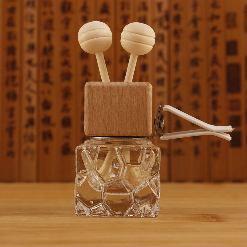 Wholesale Air Outlet Water Cube Perfume Empty Bottle Car Decoration