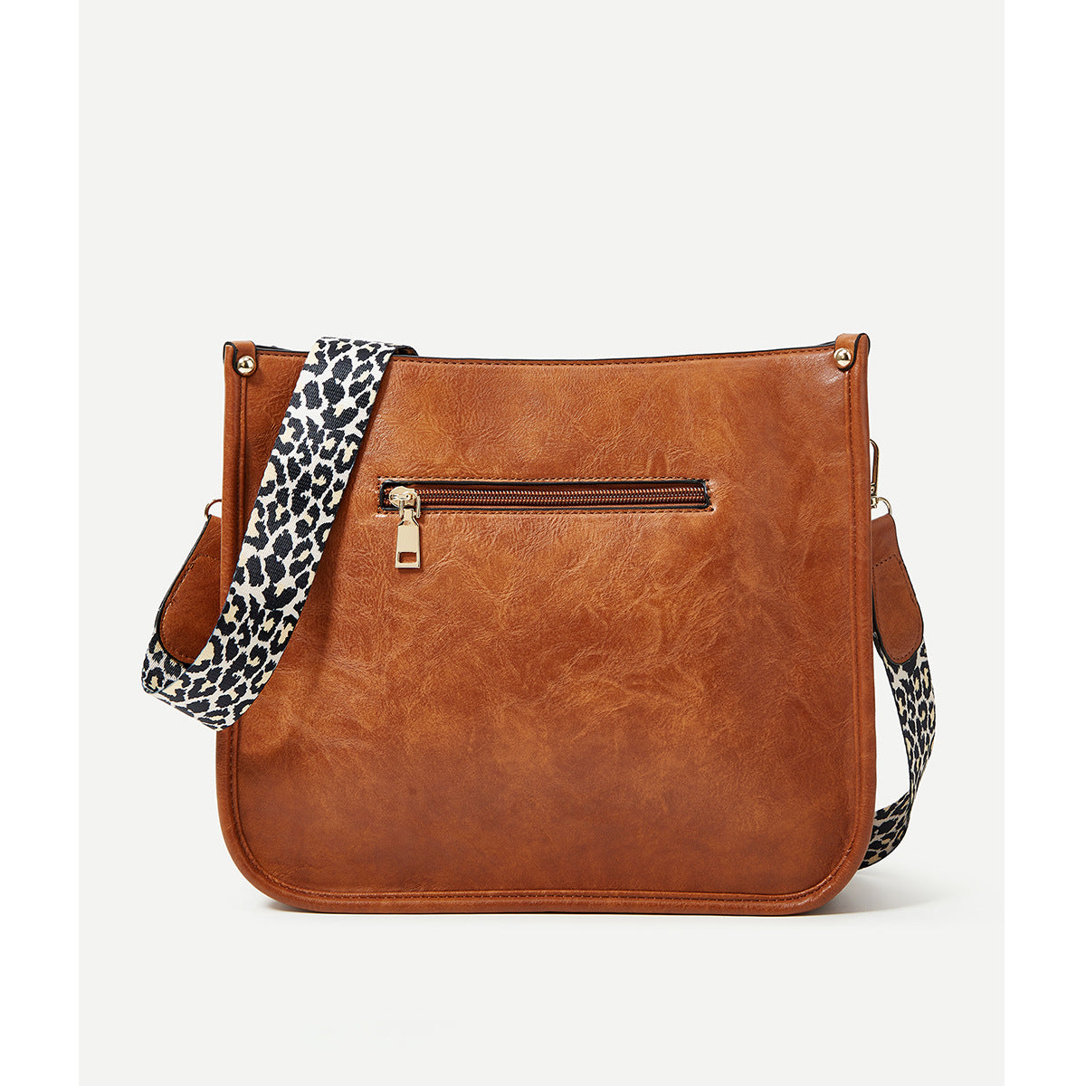 Wholesale PU Crossbody Leopard Pattern One Shoulder High Capacity Tote Bag