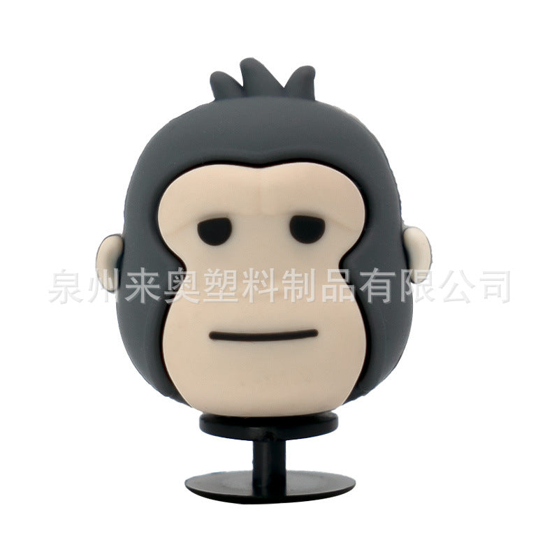 Wholesale 5pcs Cute cartoon animal garden 3D hole shoes decorative accessories