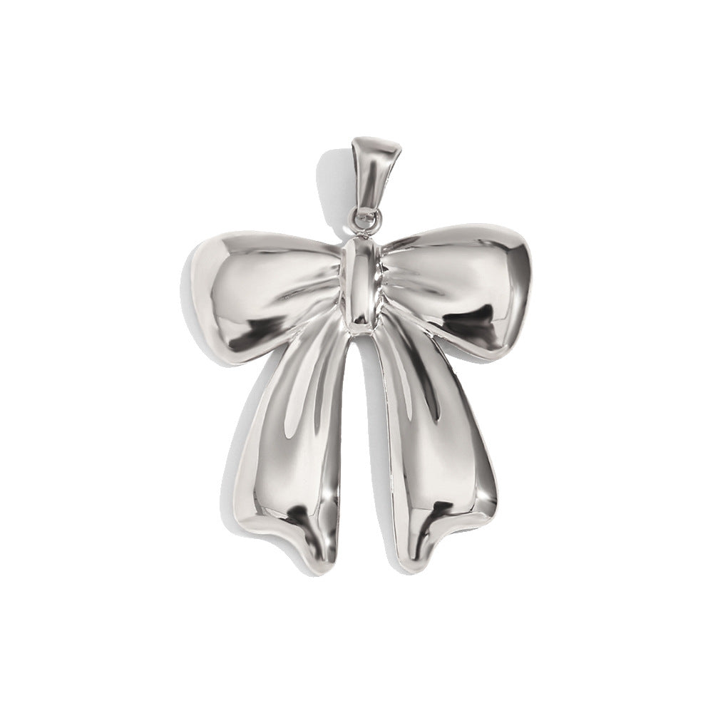 Wholesale 18K gold-plated bow wave pearl pendant