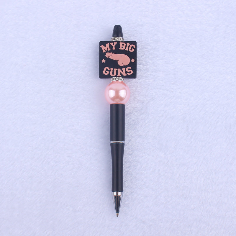 Wholesale Creative DIY Cartoon Cute Silicone Color Plastic Multifunctional Pen Ballpoint Pen