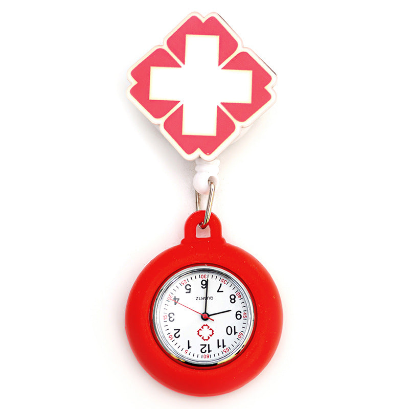 Wholesale Silicone Cartoon Telescopic Nurse Pocket Watch