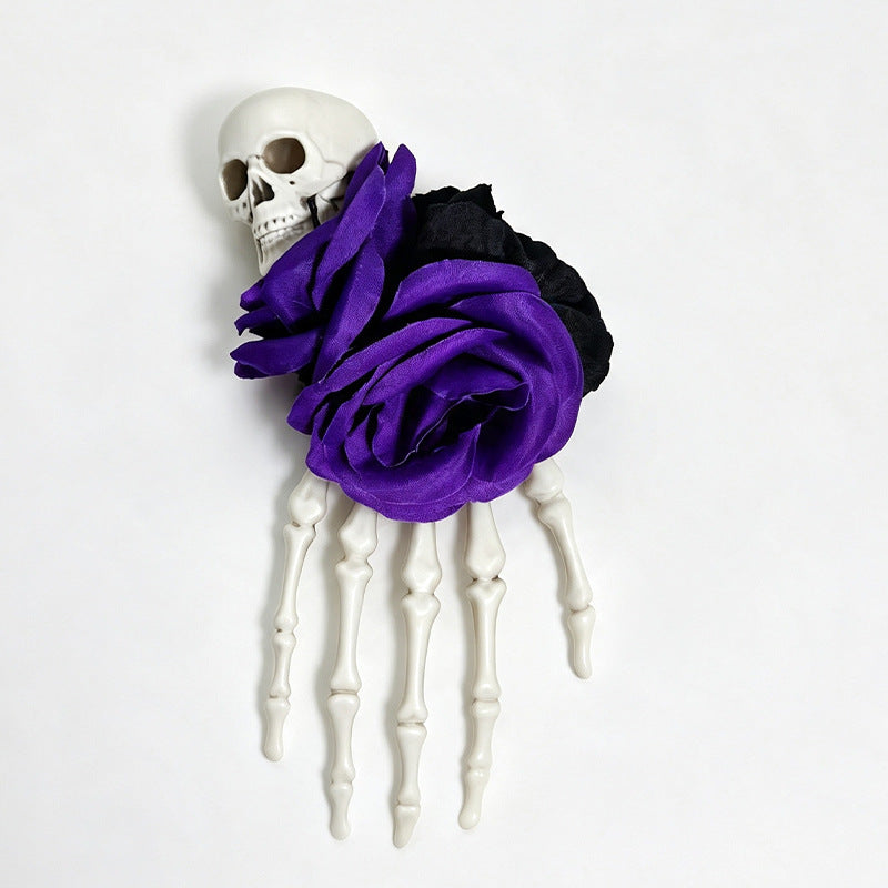 Wholesale  Skull Witch Hand Hair Claw Clips Gothic Fashion Accessory For Gift And Resale
