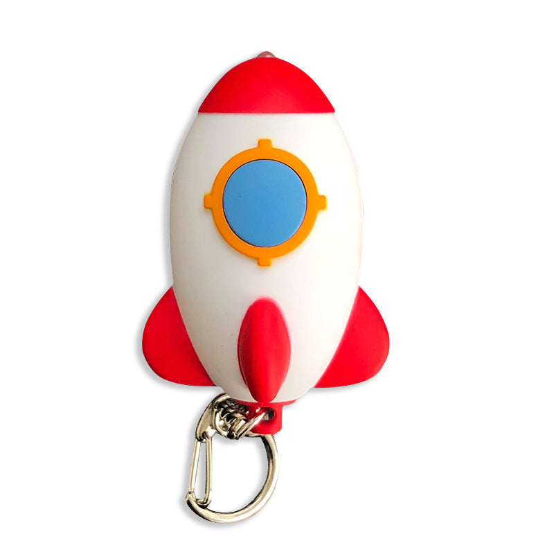 Llavero de iluminación y sonido de plástico para ovnis de plástico al por mayor