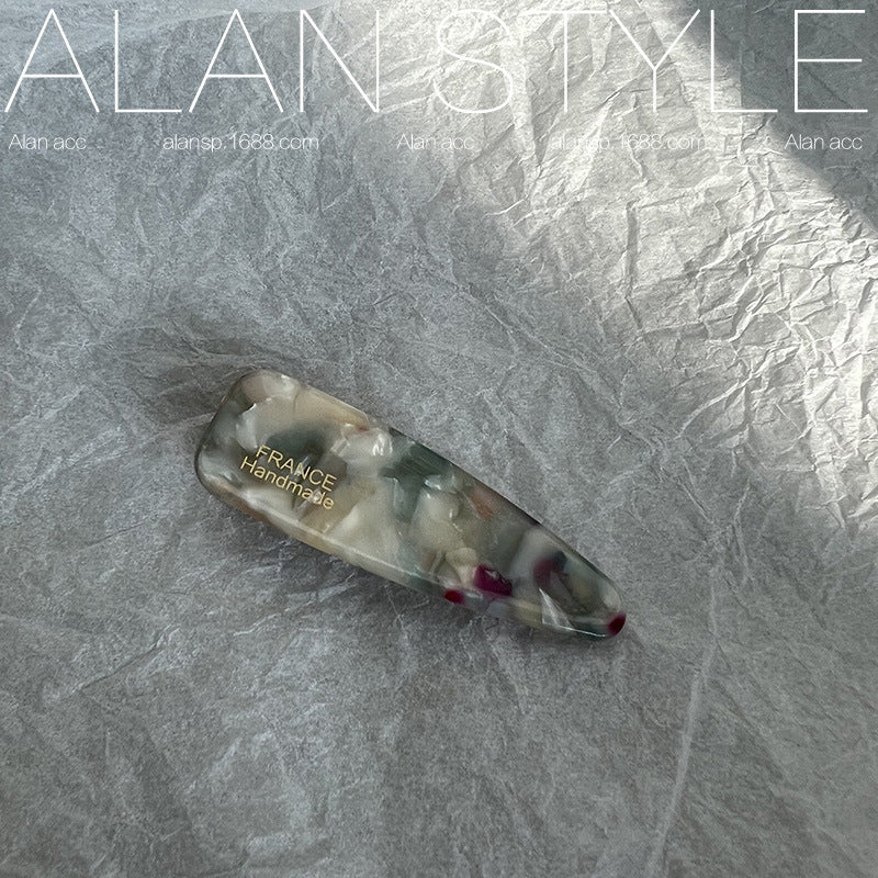 Wholesale Triangle Water Drops Small Duckbill Acetate Fiber Hair Clips