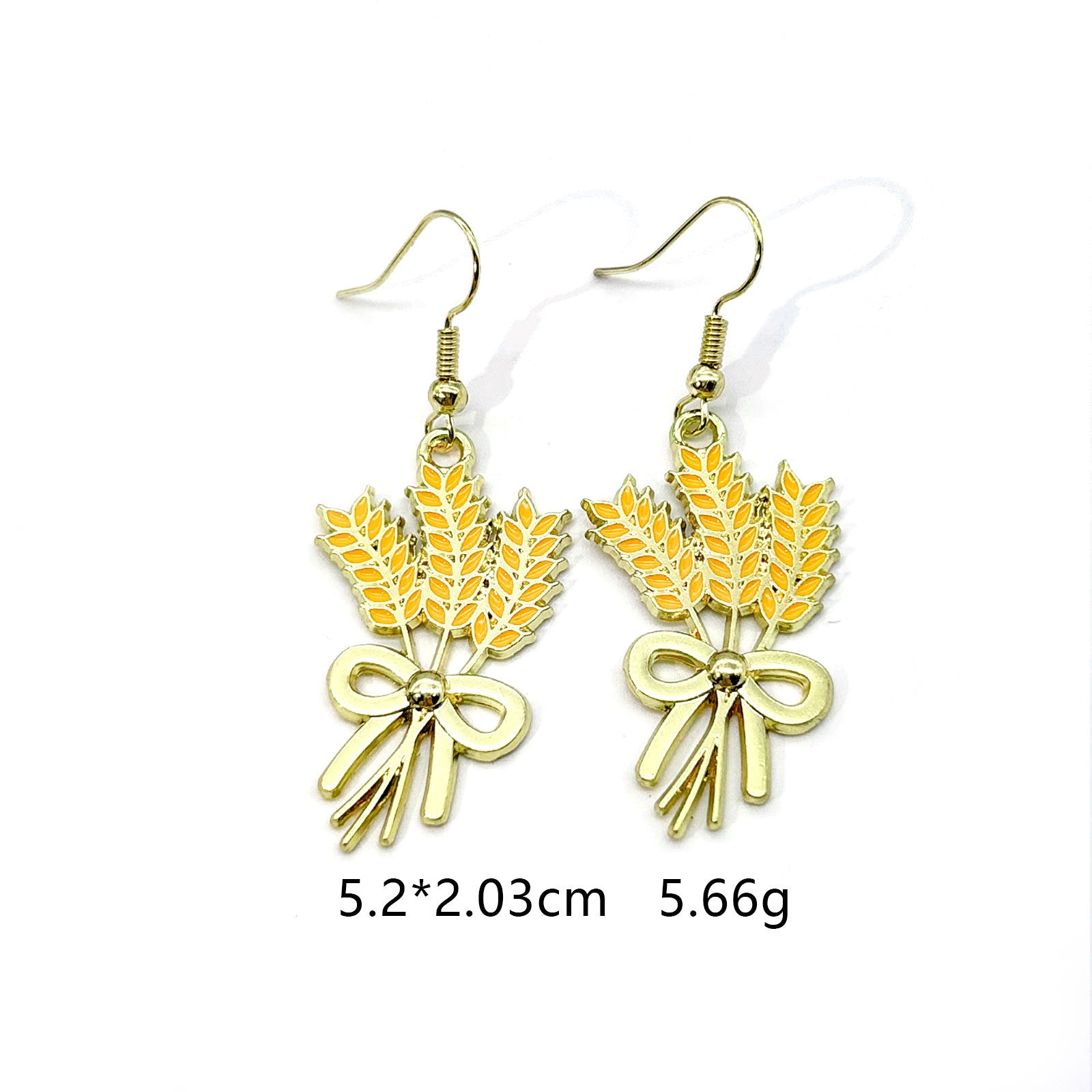Wholesale Thanksgiving Earrings With Cartoon  Maple Leaf Sunflower Pumpkin Design Zinc Alloy Fall Harvest Jewelry Accessory For Parties