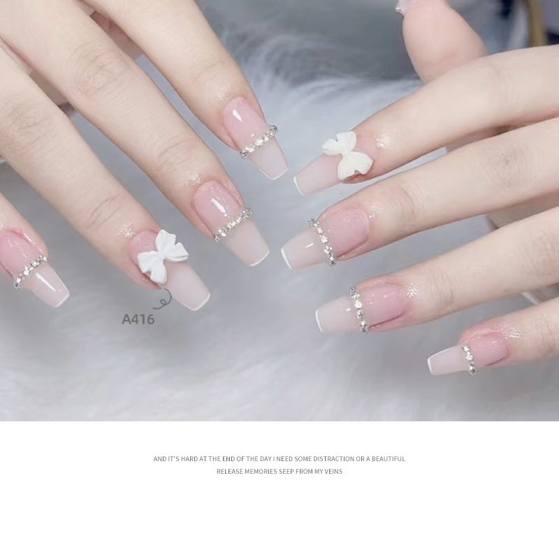 Wholesale Resin Three-dimensional Ribbon Cute Streamer Ribbon Nail Gadget