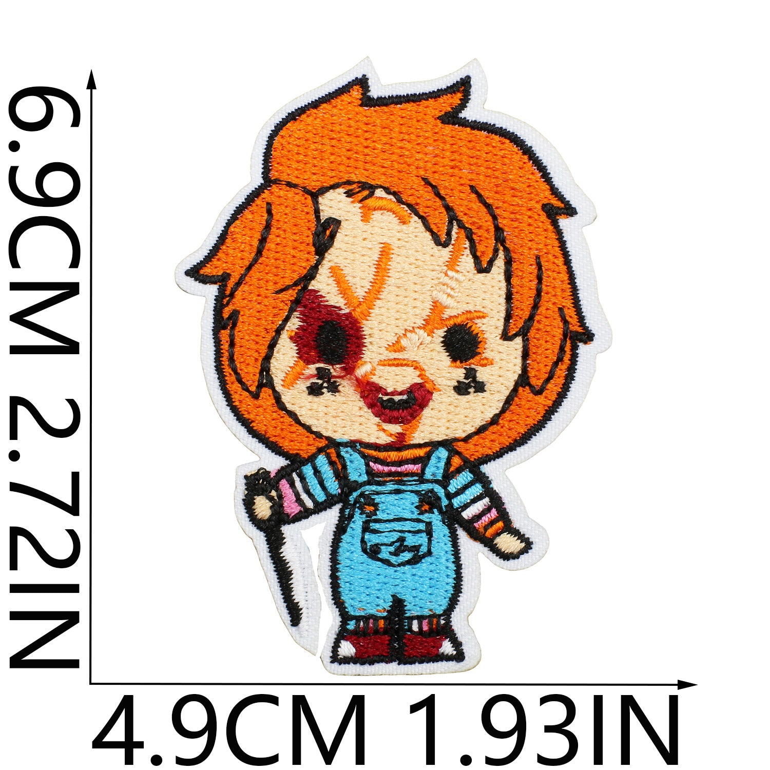 Wholesale  y Doll Ghost Bride Embroidered Patch Polyester Clothing Accessory For Costume OLY Exclusive