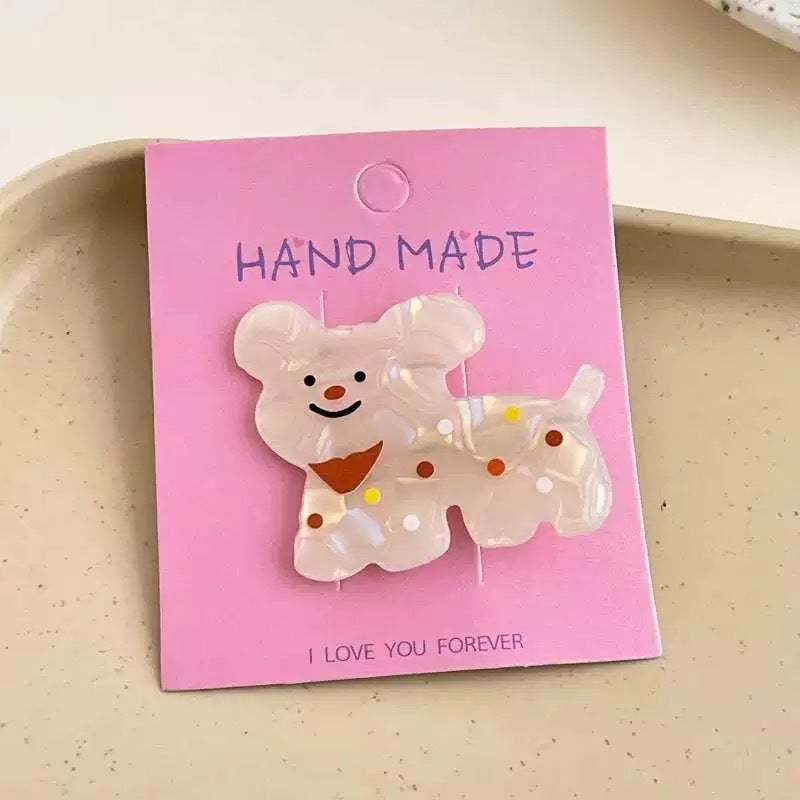 Wholesale Cute Puppy Hair Clip Cartoon Creative Realistic Kitten Hair Clip