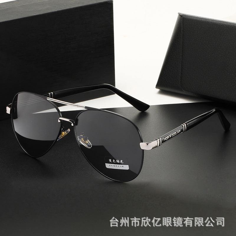 Wholesale Men's day and night polarized photochromic sunglasses