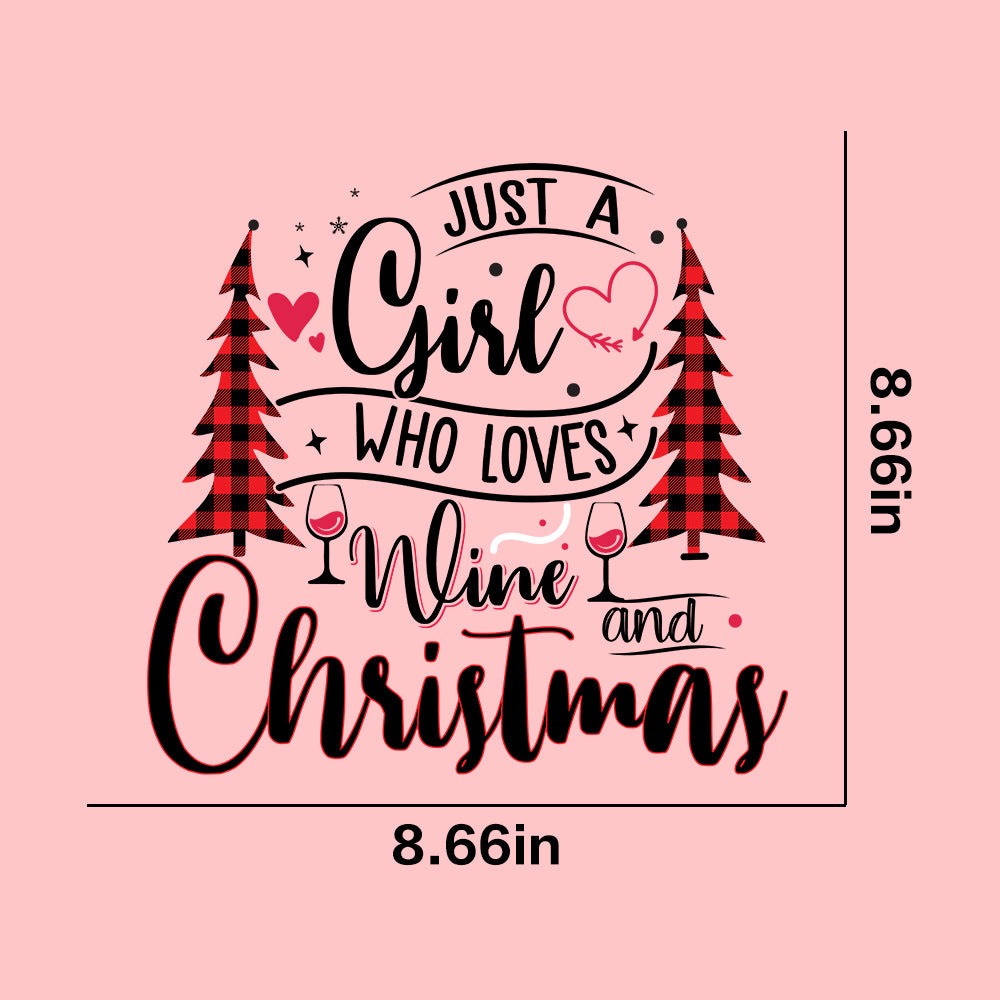 Wholesale  10pcs/pack Christmas pattern T-shirt heat transfer UV DTF ready-to-use transfer stickers