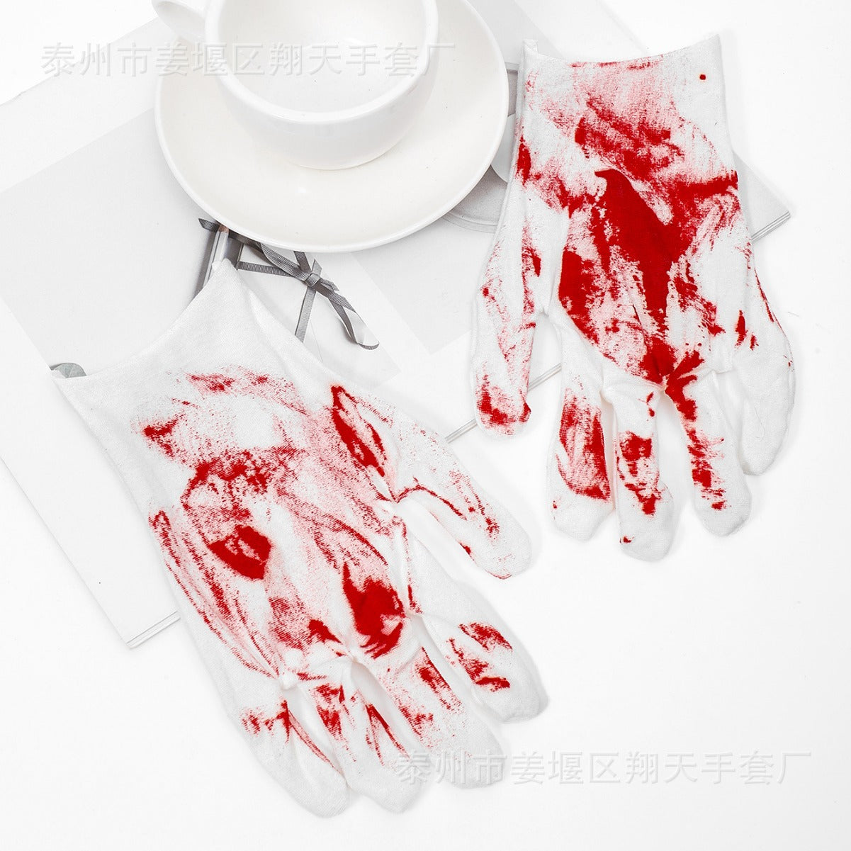 Wholesale  Cosplay bloodstain printing gloves ghost festival