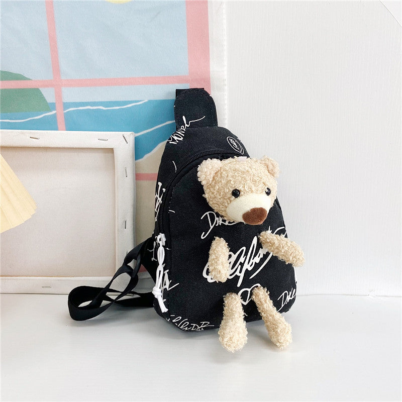 Wholesale Cow Crossbody Bag Chest Bag Canvas Kids Bag