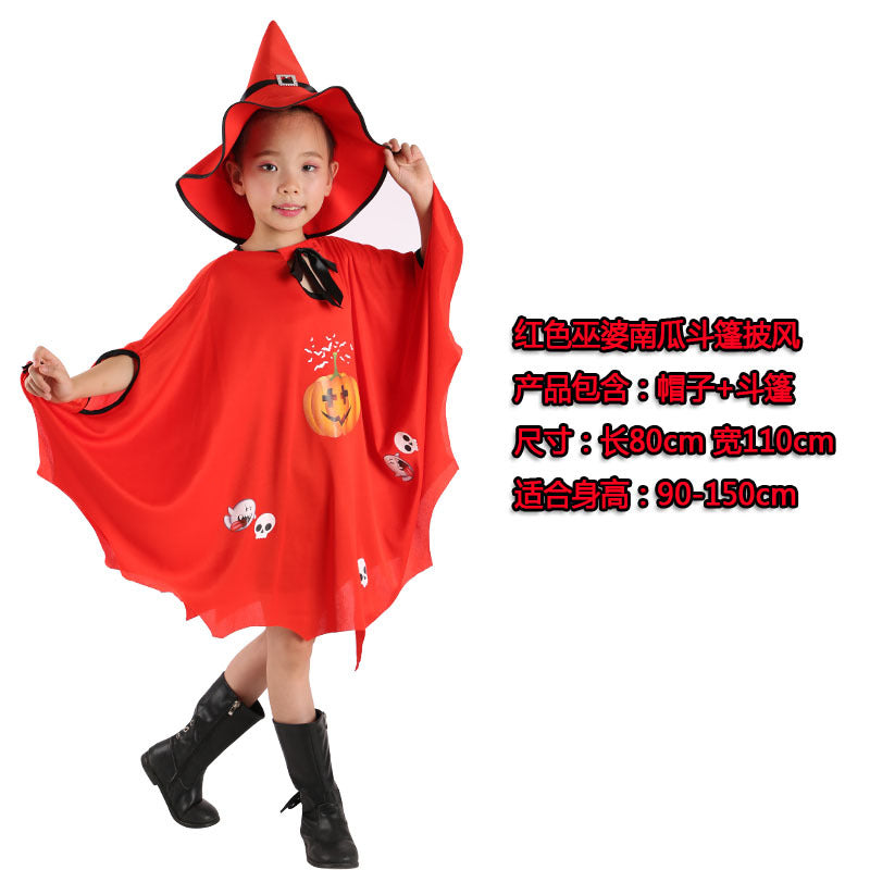 Wholesale New Halloween Children's Costumes, Capes, Capes, Cosplay Costumes