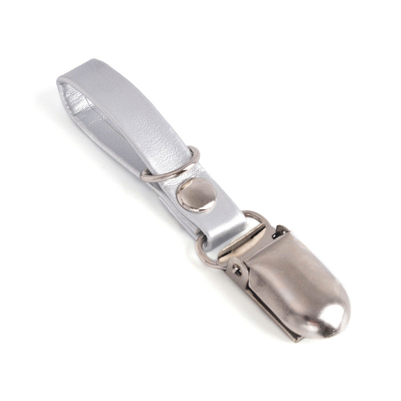 Wholesale 100pcs Creative Colorful Keychain PU Leather Duckbill Keychain