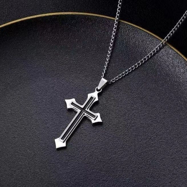 Wholesale Cross necklace men and women hip hop accessories