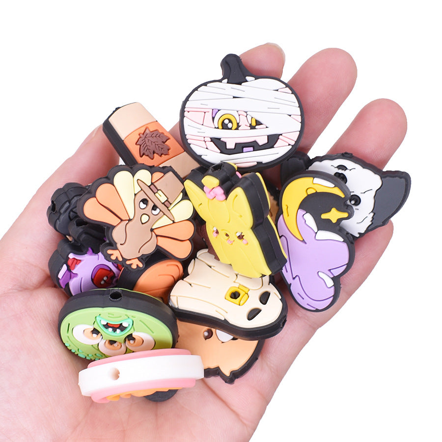 Wholesale Random 100pcs Random Beaded  Beads Focal Beads