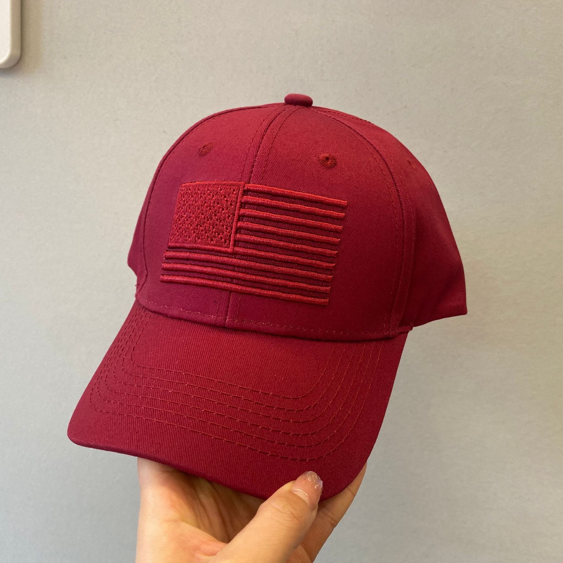 Wholesale Wholesale flag outdoor sports embroidery baseball cap